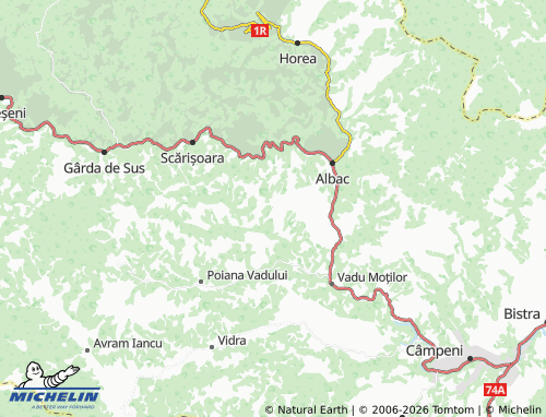 Mapa MICHELIN Toțești - ViaMichelin