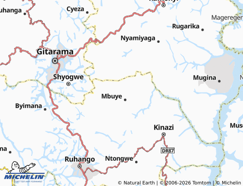MICHELIN Nyakarekare map - ViaMichelin