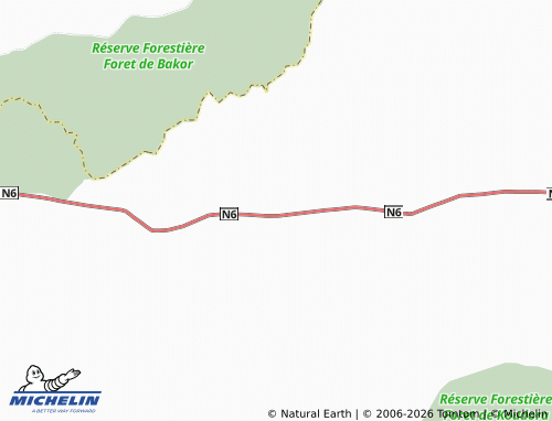 MICHELIN-Landkarte Mantiankani - ViaMichelin