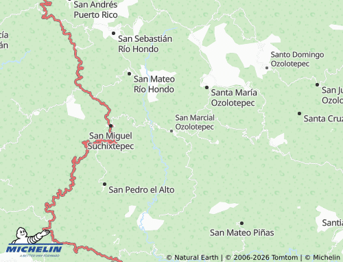 Kaart MICHELIN San Marcial Ozolotepec - ViaMichelin