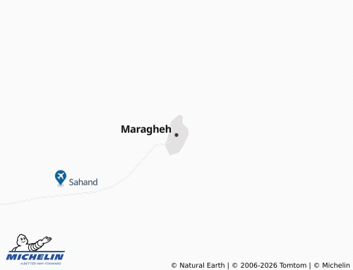 Mappa MICHELIN Maragheh - ViaMichelin