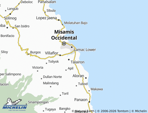 MICHELIN Talic map - ViaMichelin