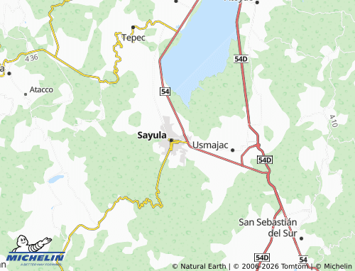 Mappa MICHELIN Cruz de Tacamo - ViaMichelin