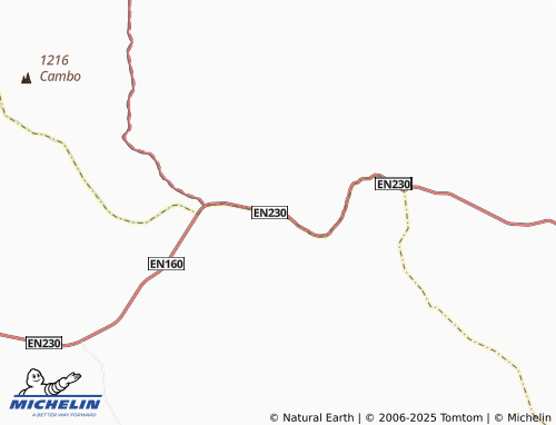 MICHELIN Ndala Cabuila map - ViaMichelin