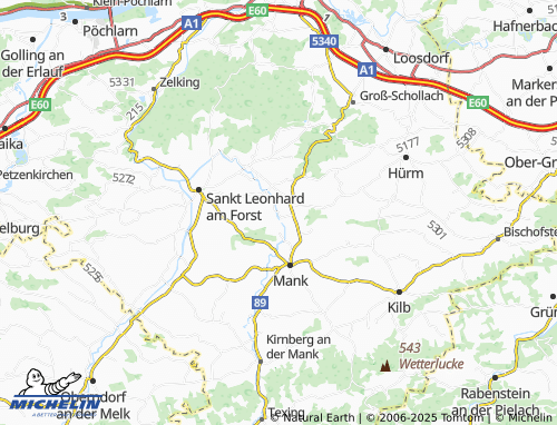 Carte MICHELIN Sankt Haus - ViaMichelin
