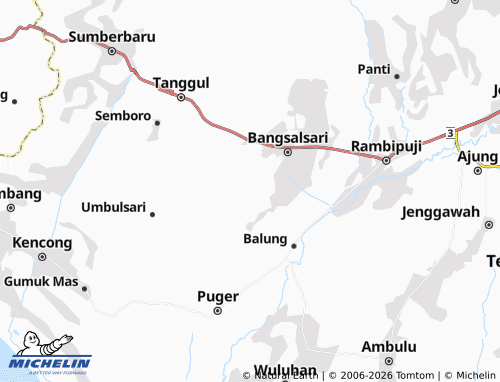 MICHELIN Karangsono map - ViaMichelin