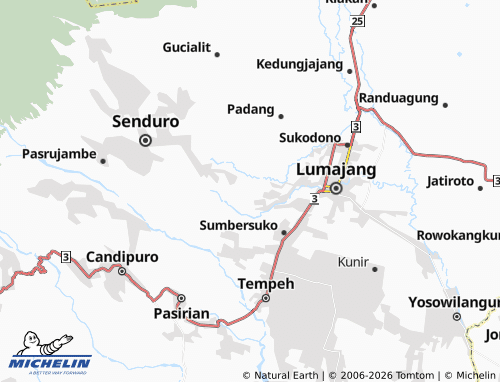 MICHELIN-Landkarte Purwosono - ViaMichelin