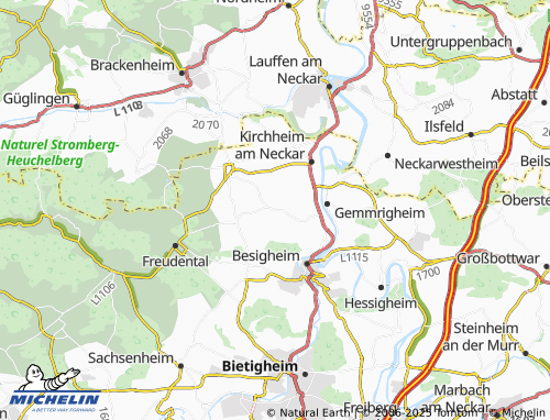 MICHELIN Hofen map - ViaMichelin