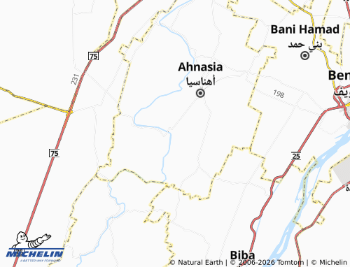 Mappa MICHELIN Munsha'at Abd al-Samad - ViaMichelin