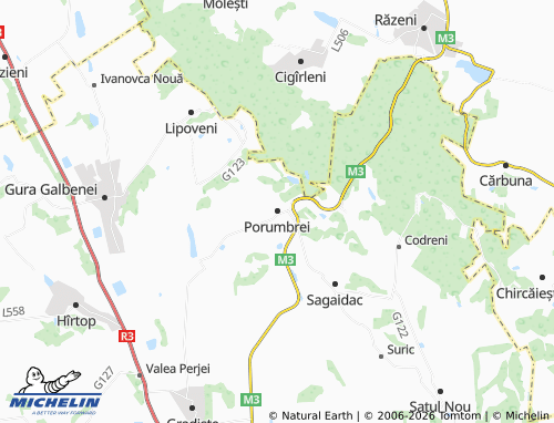 Mappa MICHELIN Porumbrei - ViaMichelin
