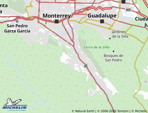Mappa MICHELIN Valle de Bosquencinos - ViaMichelin