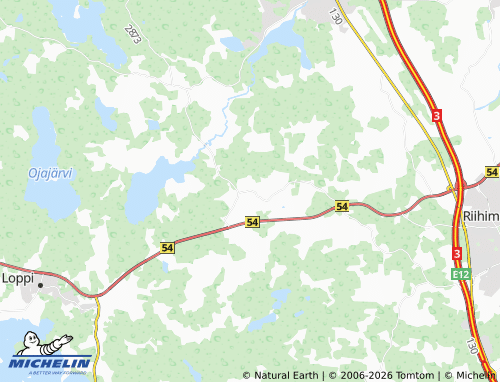MICHELIN-Landkarte Launonen - ViaMichelin