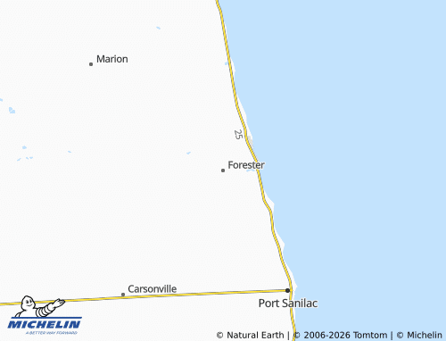Carte MICHELIN Forester - ViaMichelin