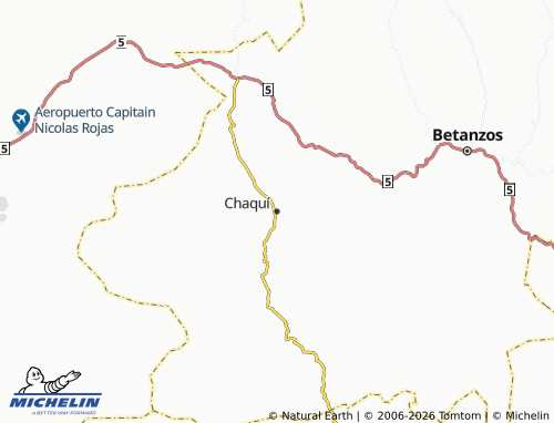Mapa MICHELIN Chaquí - ViaMichelin
