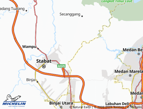 MICHELIN Mangga map - ViaMichelin