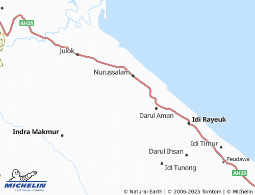 MICHELIN Buket Tualang map - ViaMichelin