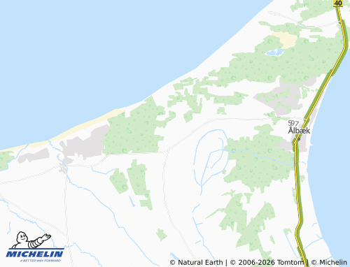 Mapa MICHELIN Nørre Horsnab - ViaMichelin