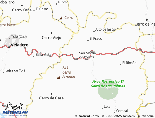 MICHELIN San Martín de Porres map - ViaMichelin