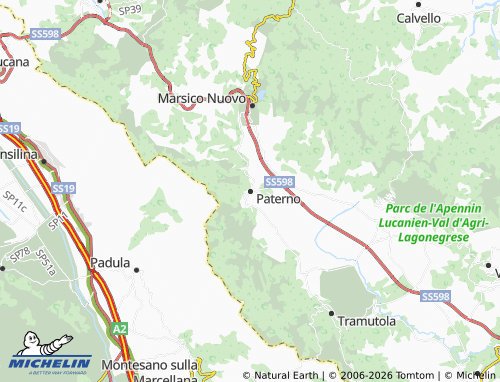 Mapa MICHELIN Paterno - ViaMichelin