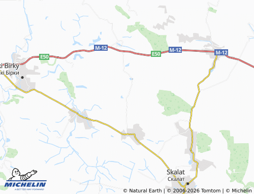 Mappa MICHELIN Zherebky - ViaMichelin