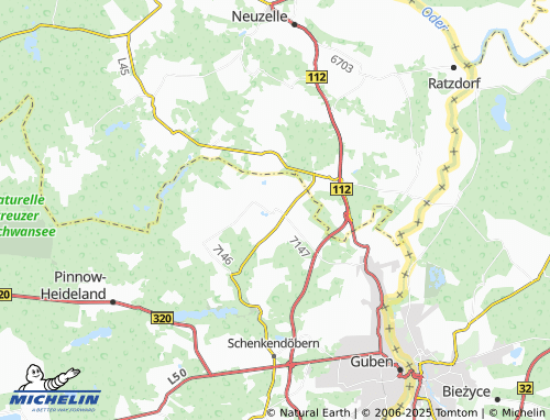 MICHELIN Sembten map - ViaMichelin