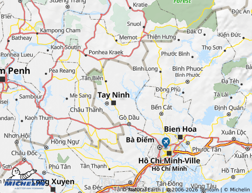 Mapa MICHELIN Dương Minh Châu - ViaMichelin