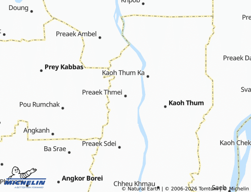 Mappa MICHELIN Preaek Thmei - ViaMichelin