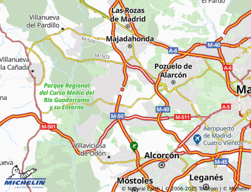 MICHELIN Pino Centinela map - ViaMichelin