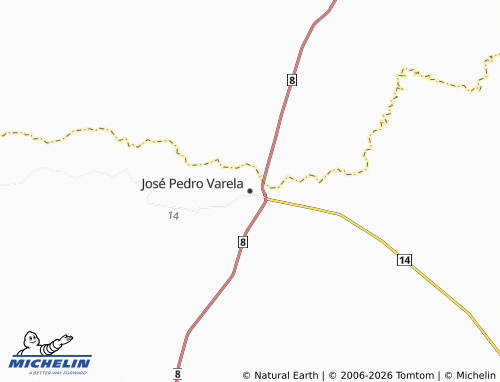 Mappa MICHELIN José Pedro Varela - ViaMichelin