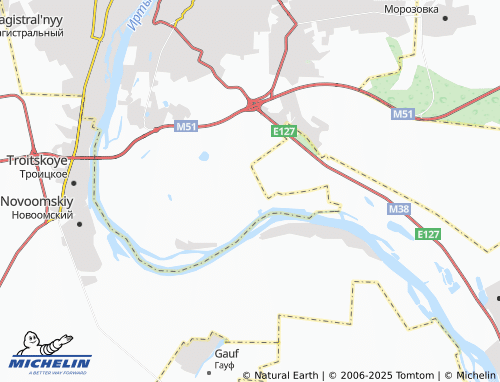 MICHELIN Zvezdochka SNT map - ViaMichelin