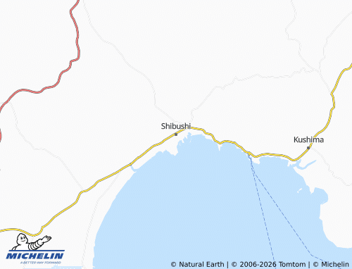 Mappa MICHELIN Shibushi - ViaMichelin