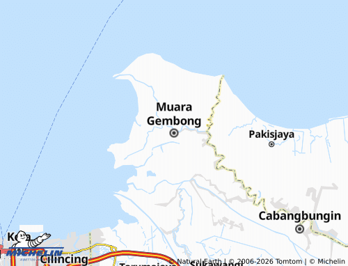 Mapa MICHELIN Muara Gembong - ViaMichelin