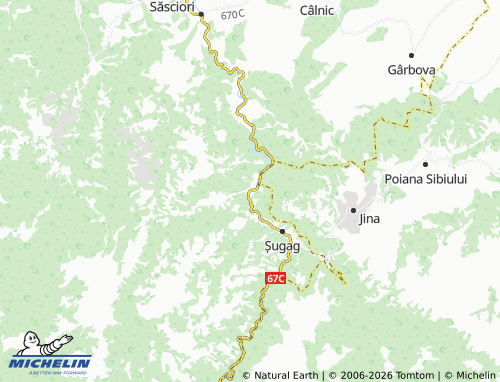 Mapa MICHELIN Mărtinie - ViaMichelin