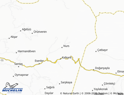 Mappa MICHELIN Nurs - ViaMichelin