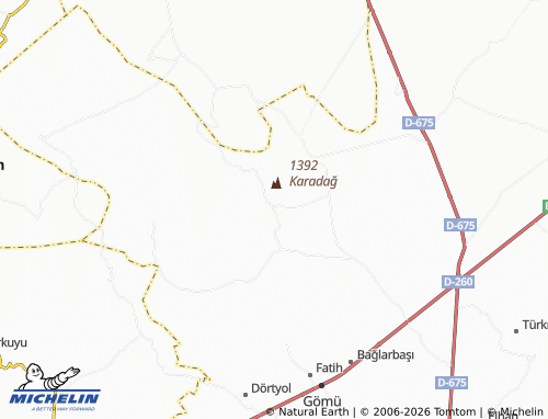 MICHELIN Gedikevi map - ViaMichelin