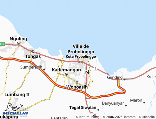 MICHELIN Sukabumi map - ViaMichelin