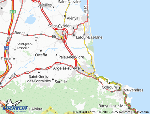 MICHELIN-Landkarte Taxo d'Avall - ViaMichelin