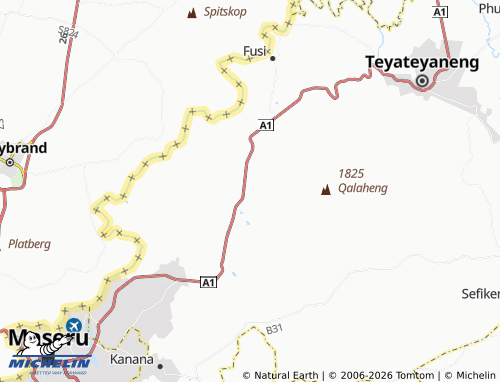 Mapa MICHELIN Ha Mabekenyane - ViaMichelin