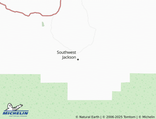 MICHELIN-Landkarte Southwest Jackson - ViaMichelin