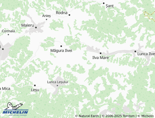 MICHELIN Arșița map - ViaMichelin