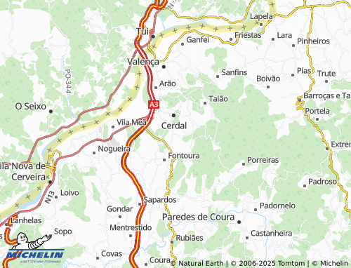 MICHELIN Alderete map - ViaMichelin