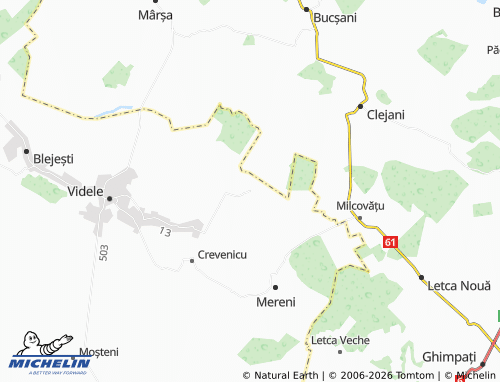 MICHELIN Coșoaia map - ViaMichelin