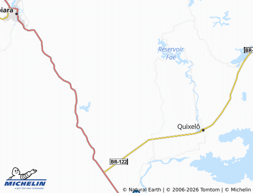 MICHELIN Riacho Vermelho map - ViaMichelin