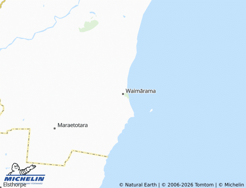 Mapa MICHELIN Waimārama - ViaMichelin
