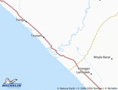 Mappa MICHELIN Blang Baro - ViaMichelin