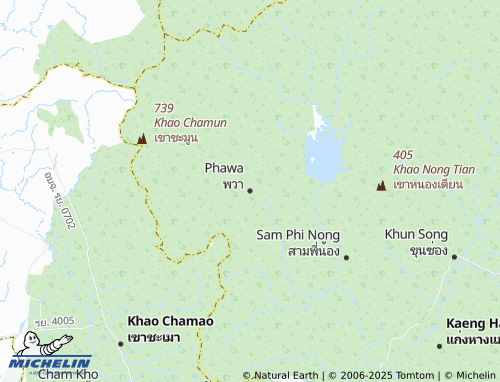 MICHELIN Phawa map - ViaMichelin