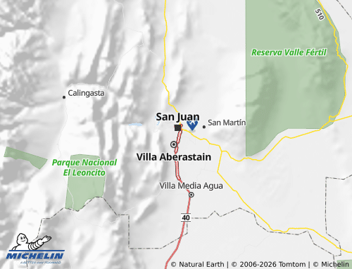 Mappa MICHELIN Rawson - ViaMichelin