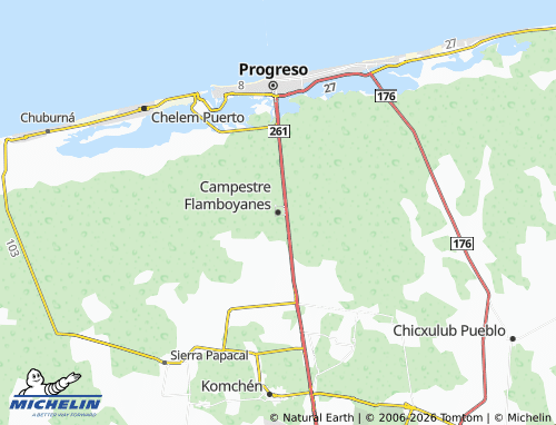 Mappa MICHELIN Campestre Flamboyanes - ViaMichelin