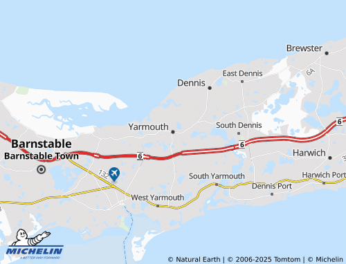 MICHELIN-Landkarte Yarmouth - ViaMichelin