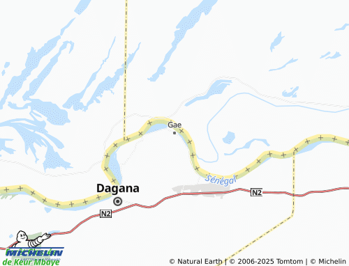 MICHELIN Gae map - ViaMichelin